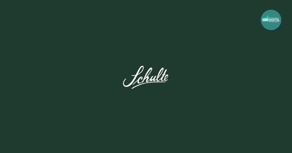 Logo van schulte op donkere achtergrond